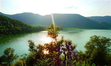 Sunset-Siliserh-Lake-Aravali-Hills-Alwar-Rajasthan (Custom)